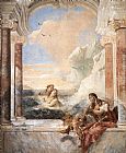 Giovanni Battista Tiepolo Canvas Paintings - Thetis Consoling Achilles
